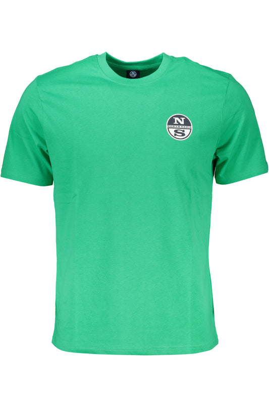 NORTH SAILS T-SHIRT MANICHE CORTE UOMO VERDE