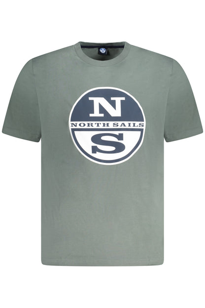 NORTH SAILS T-SHIRT MANICHE CORTE UOMO VERDE