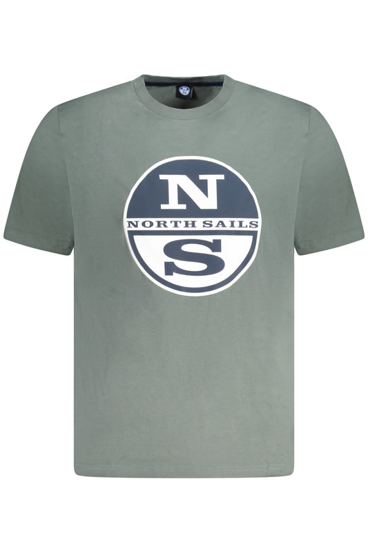 NORTH SAILS T-SHIRT MANICHE CORTE UOMO VERDE