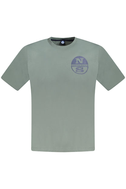 NORTH SAILS T-SHIRT MANICHE CORTE UOMO VERDE