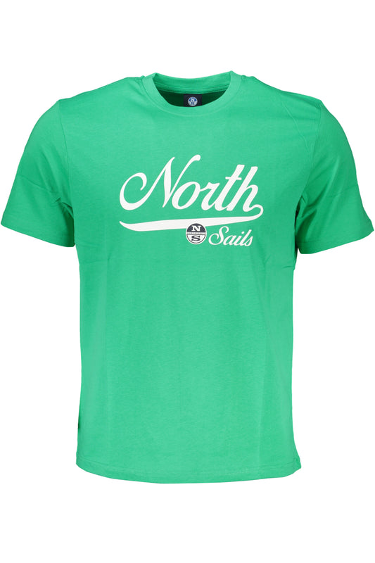 NORTH SAILS T-SHIRT MANICHE CORTE UOMO VERDE