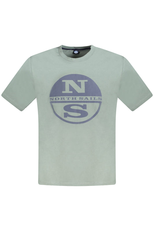 NORTH SAILS T-SHIRT MANICHE CORTE UOMO VERDE