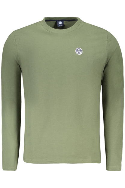 NORTH SAILS T-SHIRT MANICHE LUNGHE UOMO VERDE