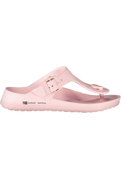 NORWAY 1963 CALZATURA CIABATTA DONNA ROSA