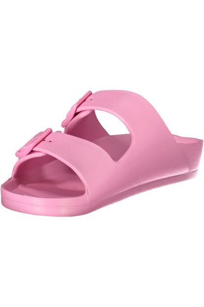 NORWAY 1963 CALZATURA CIABATTA DONNA ROSA