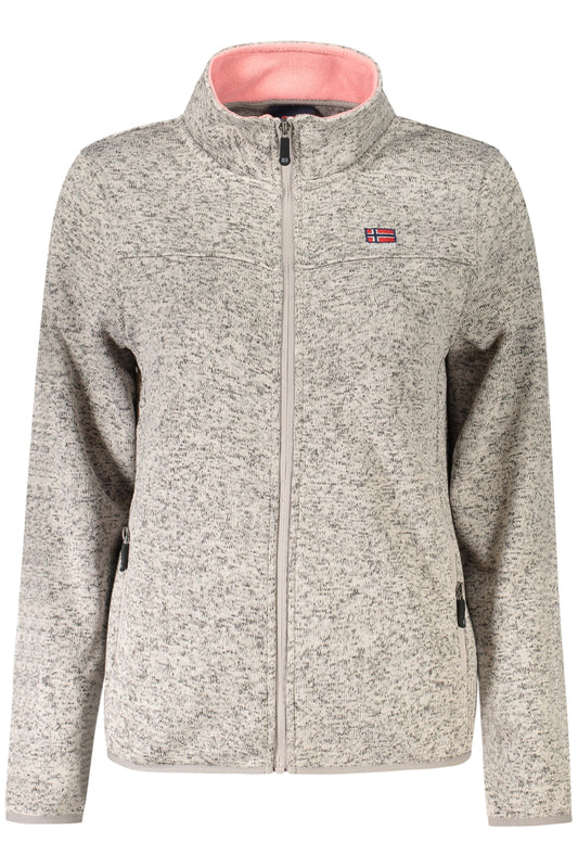 NORWAY 1963 FELPA CON ZIP DONNA BEIGE