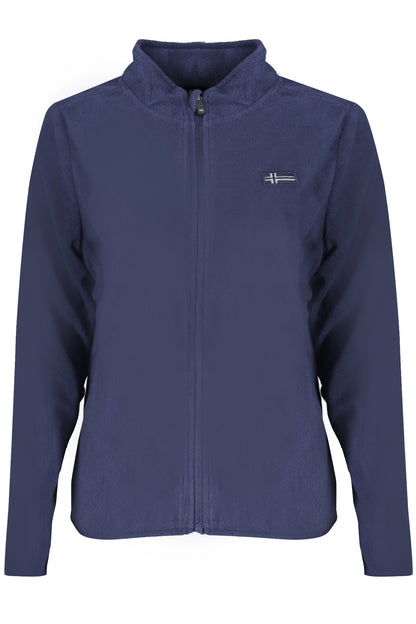NORWAY 1963 FELPA CON ZIP DONNA BLU