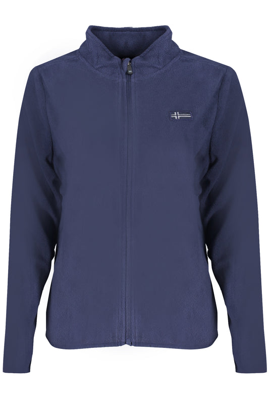 NORWAY 1963 FELPA CON ZIP DONNA BLU