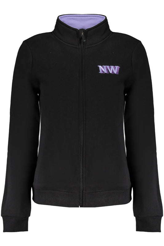 NORWAY 1963 FELPA CON ZIP DONNA NERO