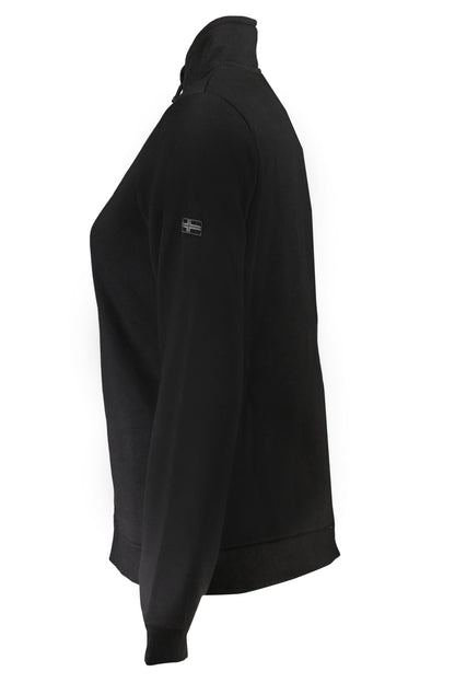 NORWAY 1963 FELPA CON ZIP DONNA NERO