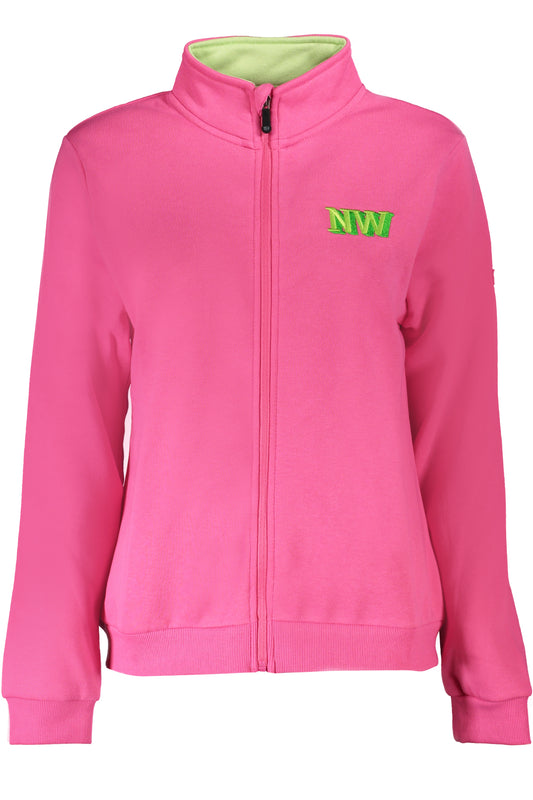 NORWAY 1963 FELPA CON ZIP DONNA ROSA