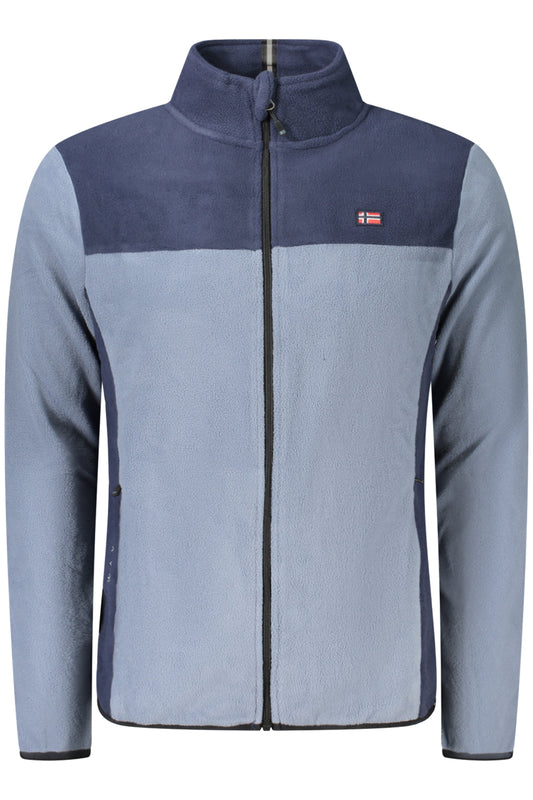 NORWAY 1963 FELPA CON ZIP UOMO AZZURRO