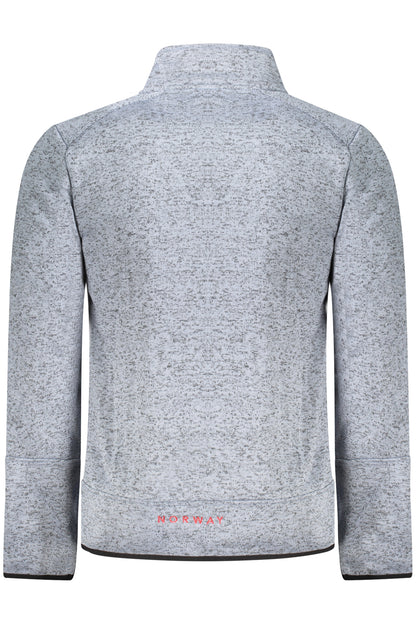 NORWAY 1963 FELPA CON ZIP UOMO AZZURRO