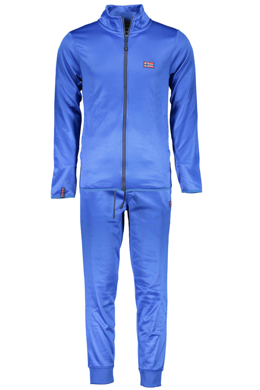 NORWAY 1963 FELPA CON ZIP UOMO BLU