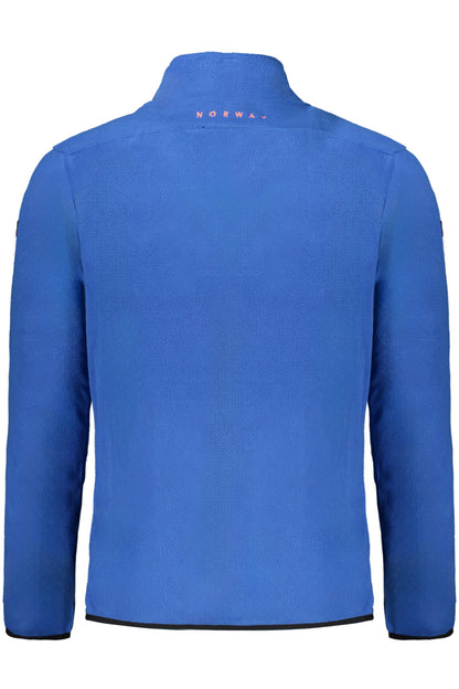 NORWAY 1963 FELPA CON ZIP UOMO BLU