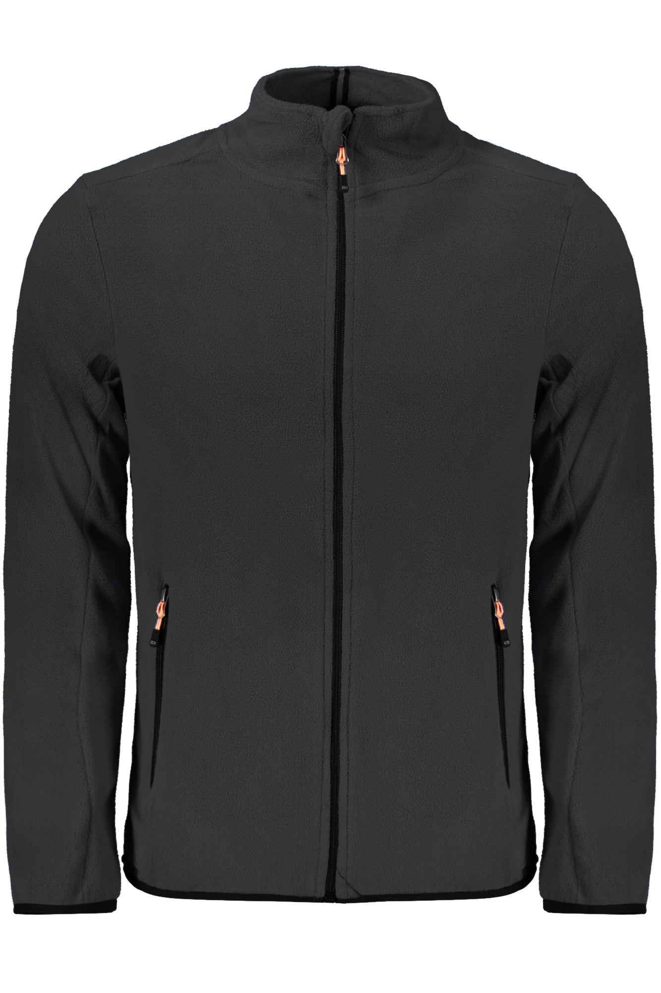NORWAY 1963 FELPA CON ZIP UOMO NERO