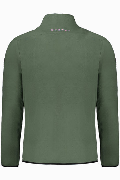NORWAY 1963 FELPA CON ZIP UOMO VERDE