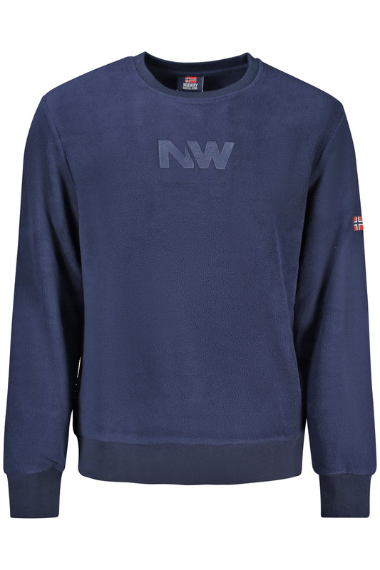 NORWAY 1963 FELPA SENZA ZIP UOMO BLU