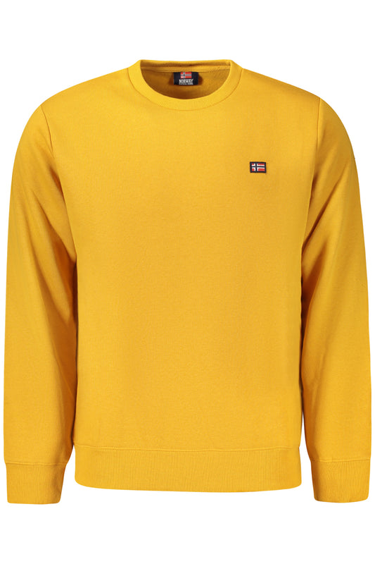 NORWAY 1963 FELPA SENZA ZIP UOMO GIALLO