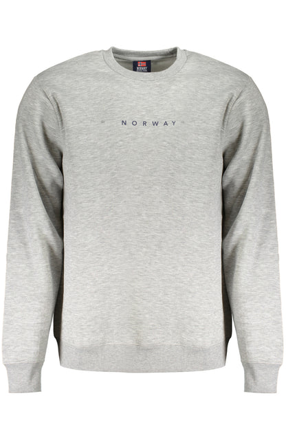 NORWAY 1963 FELPA SENZA ZIP UOMO GRIGIO
