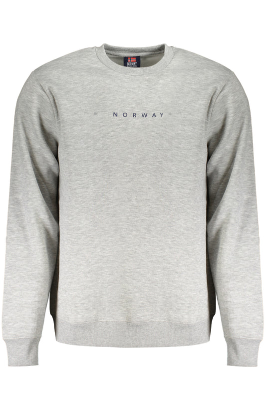 NORWAY 1963 FELPA SENZA ZIP UOMO GRIGIO