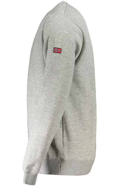NORWAY 1963 FELPA SENZA ZIP UOMO GRIGIO