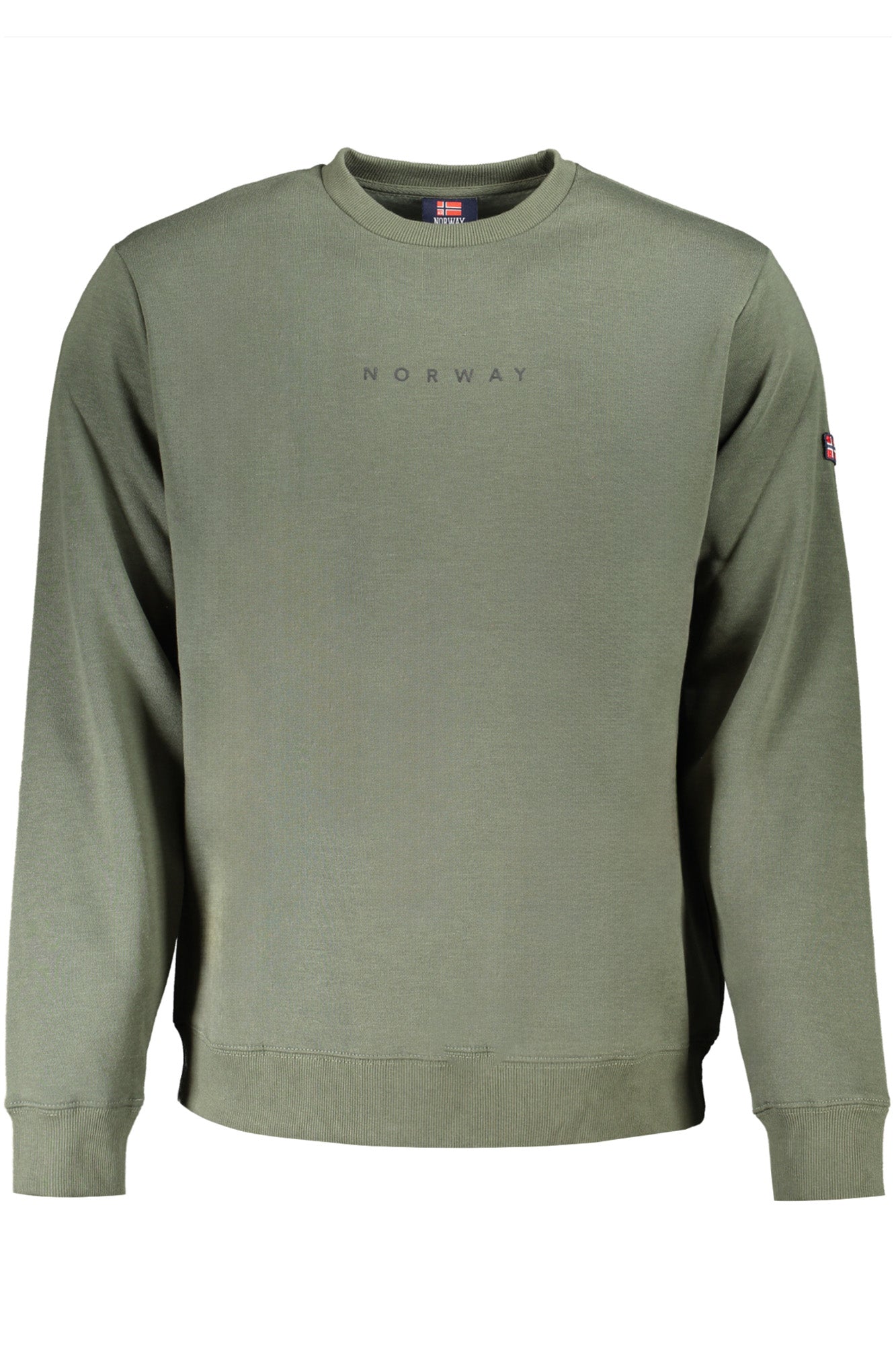 NORWAY 1963 FELPA SENZA ZIP UOMO VERDE