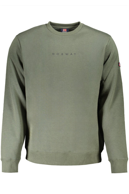 NORWAY 1963 FELPA SENZA ZIP UOMO VERDE
