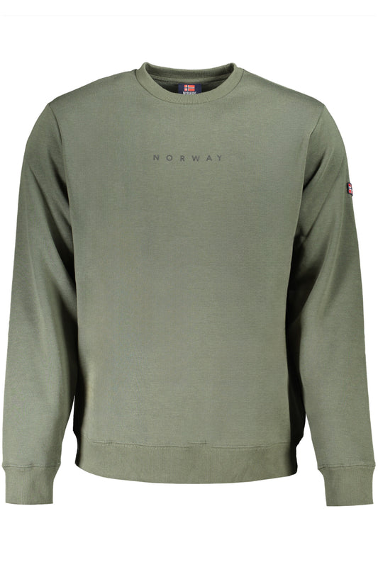 NORWAY 1963 FELPA SENZA ZIP UOMO VERDE