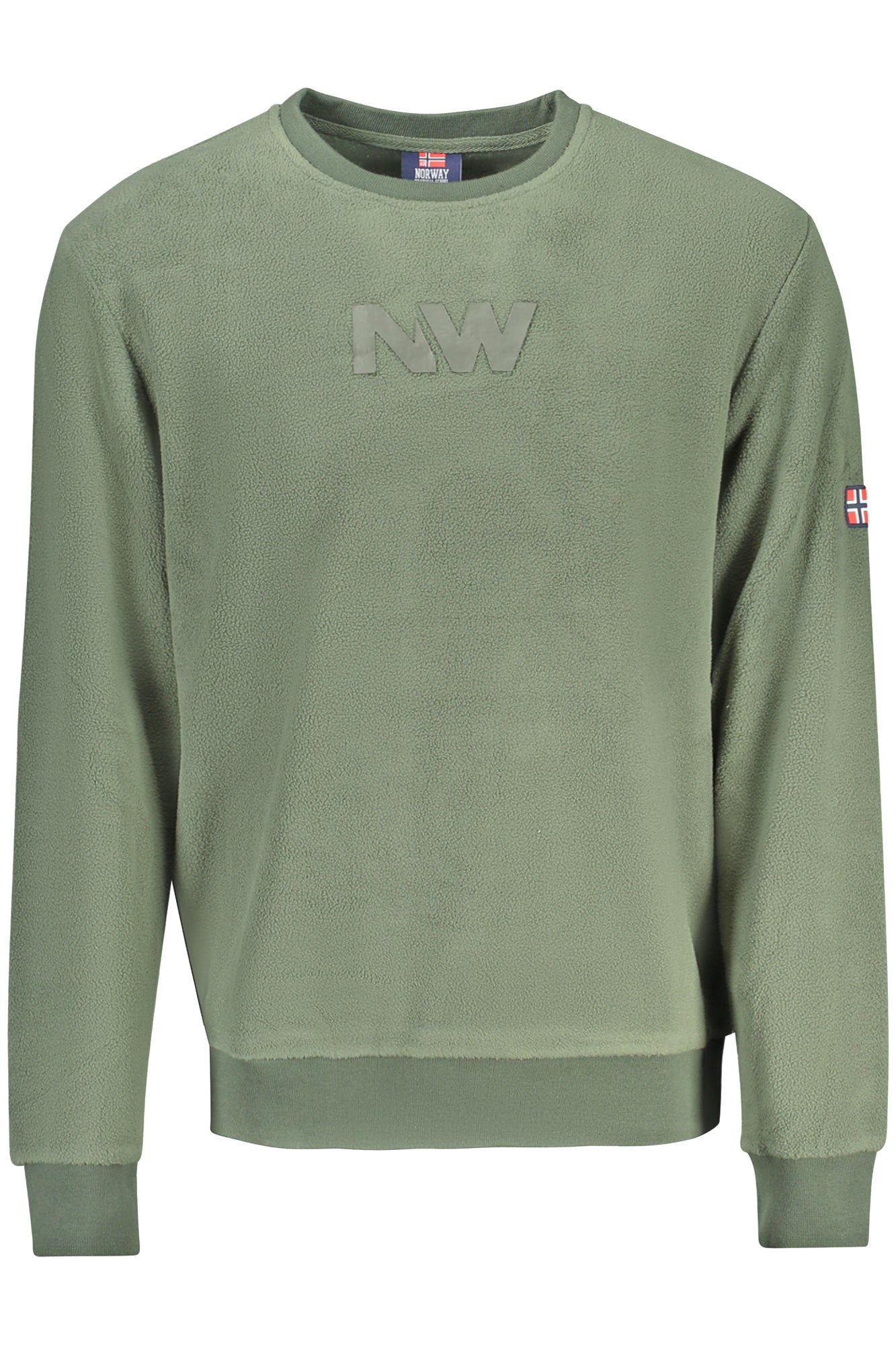 NORWAY 1963 FELPA SENZA ZIP UOMO VERDE