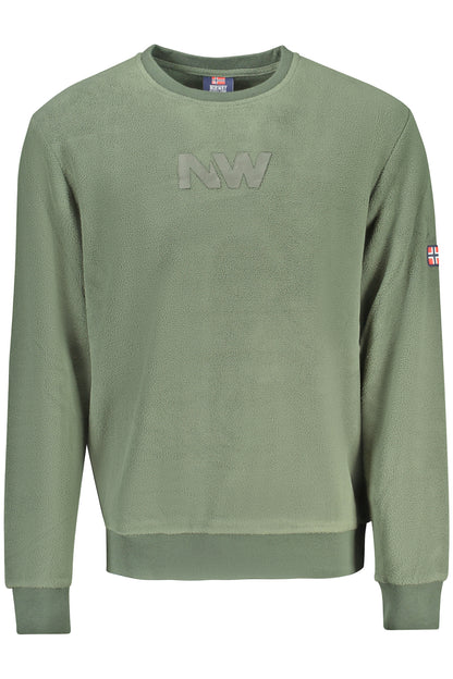 NORWAY 1963 FELPA SENZA ZIP UOMO VERDE