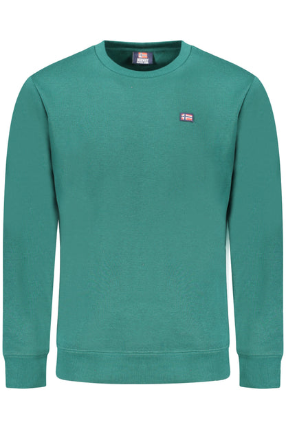 NORWAY 1963 FELPA SENZA ZIP UOMO VERDE