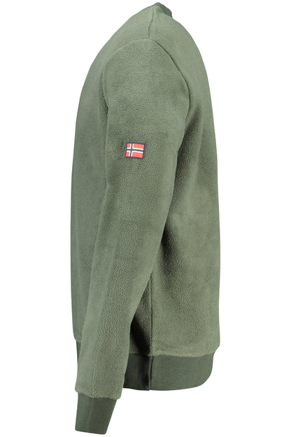 NORWAY 1963 FELPA SENZA ZIP UOMO VERDE