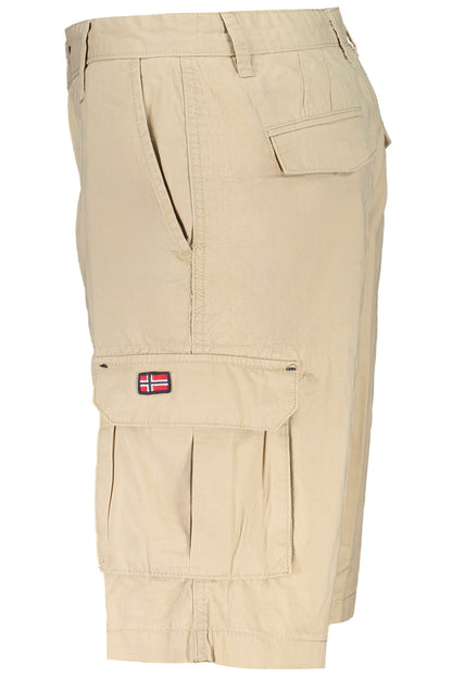 NORWAY 1963 PANTALONE BERMUDA UOMO BEIGE