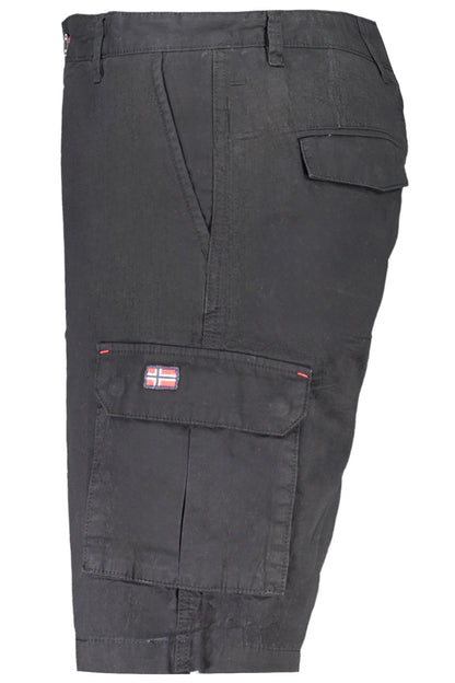 NORWAY 1963 PANTALONE BERMUDA UOMO NERO