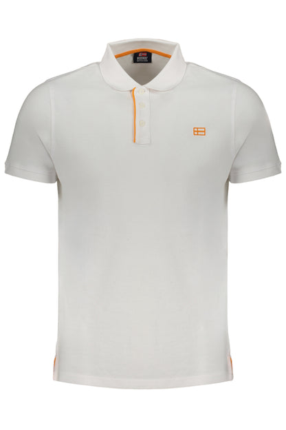 NORWAY 1963 POLO MANICHE CORTE UOMO BIANCO