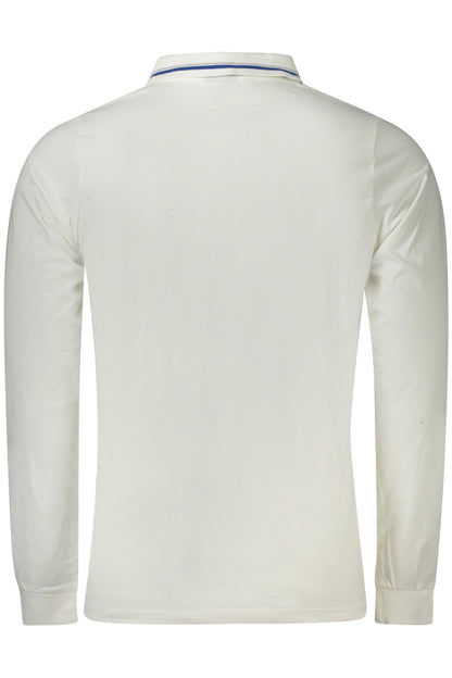 NORWAY 1963 POLO MANICHE LUNGHE UOMO BIANCO