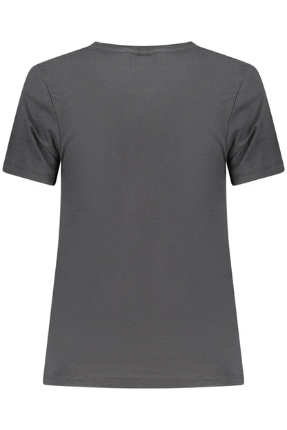 NORWAY 1963 T-SHIRT MANICHE CORTE DONNA NERO