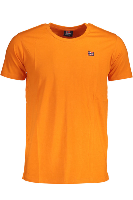NORWAY 1963 T-SHIRT MANICHE CORTE UOMO ARANCIO