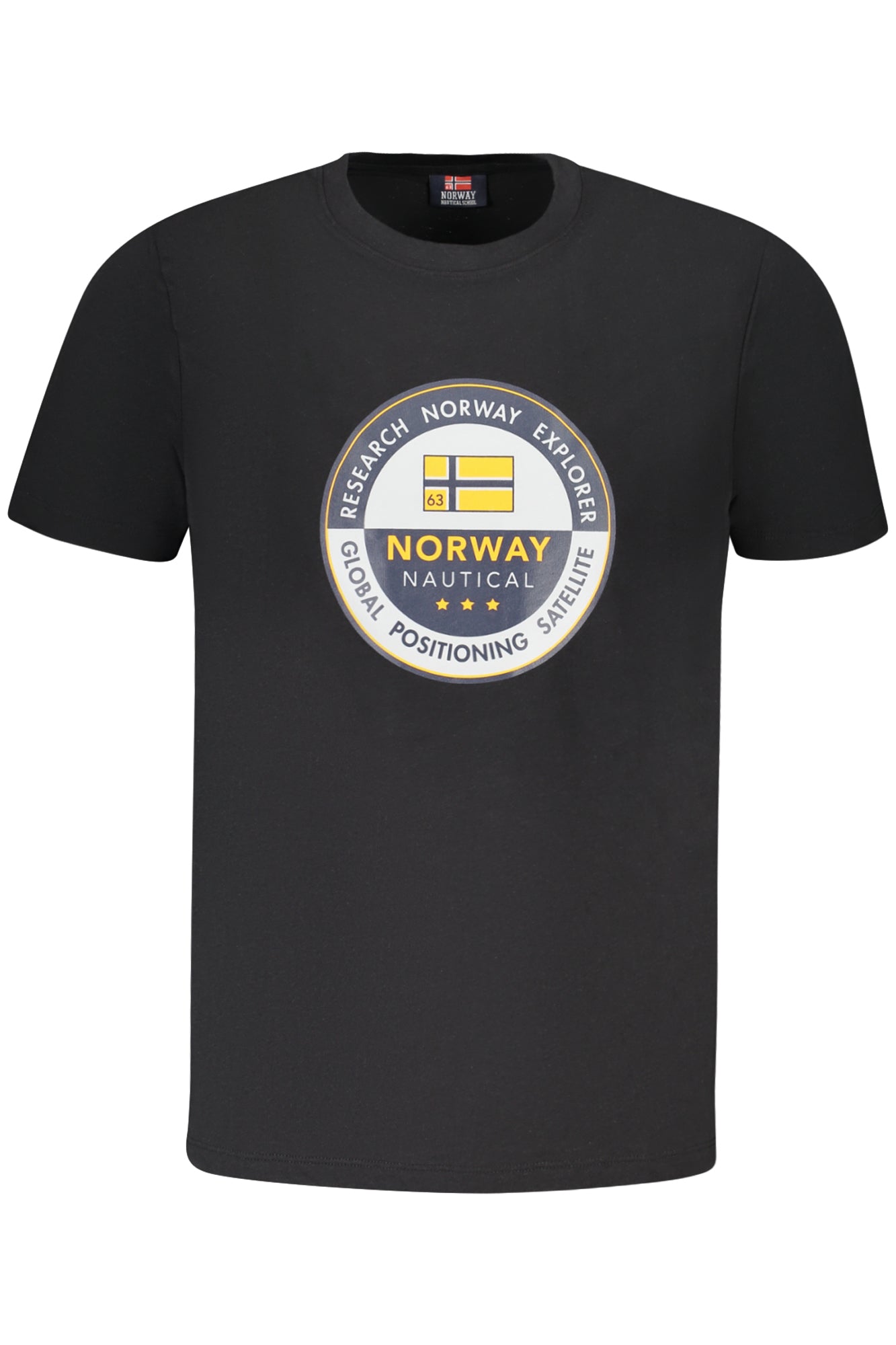 NORWAY 1963 T-SHIRT MANICHE CORTE UOMO NERO