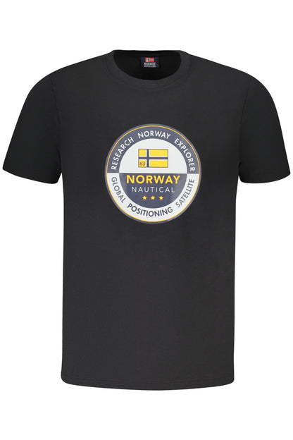 NORWAY 1963 T-SHIRT MANICHE CORTE UOMO NERO