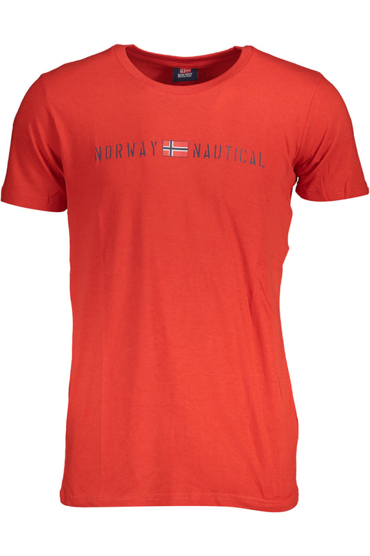 NORWAY 1963 T-SHIRT MANICHE CORTE UOMO ROSSO