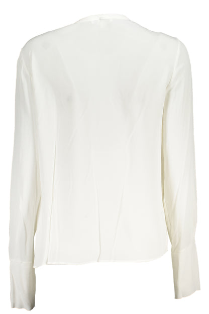 PATRIZIA PEPE CAMICIA MANICHE LUNGHE DONNA BIANCO