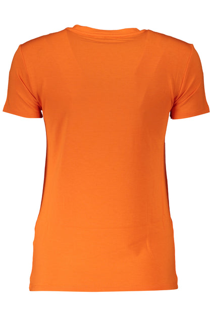 PATRIZIA PEPE T-SHIRT MANICHE CORTE DONNA ARANCIO