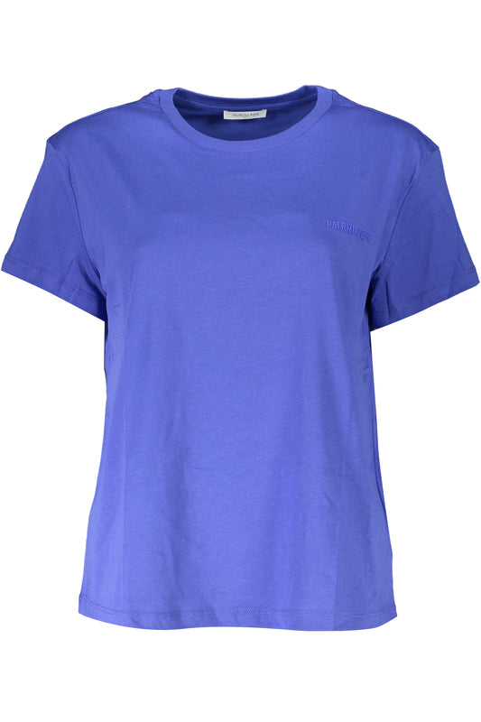 PATRIZIA PEPE T-SHIRT MANICHE CORTE DONNA BLU