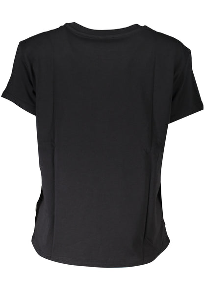 PATRIZIA PEPE T-SHIRT MANICHE CORTE DONNA NERO