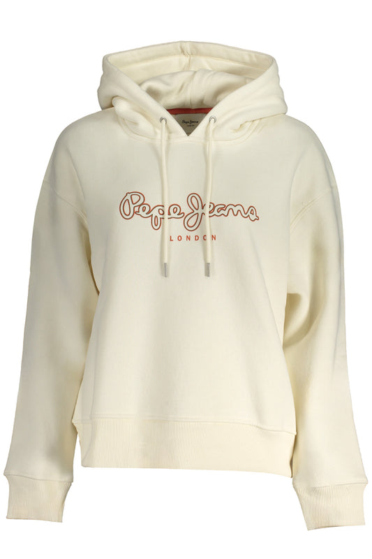 PEPE JEANS FELPA SENZA ZIP DONNA BIANCO