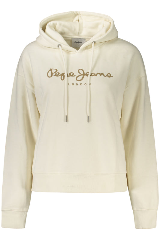 PEPE JEANS FELPA SENZA ZIP DONNA BIANCO