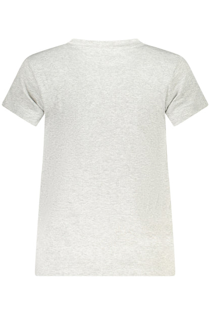 PEPE JEANS T-SHIRT MANICHE CORTE DONNA GRIGIO