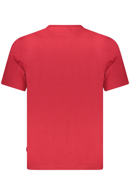 PEPE JEANS T-SHIRT MANICHE CORTE UOMO ROSSO